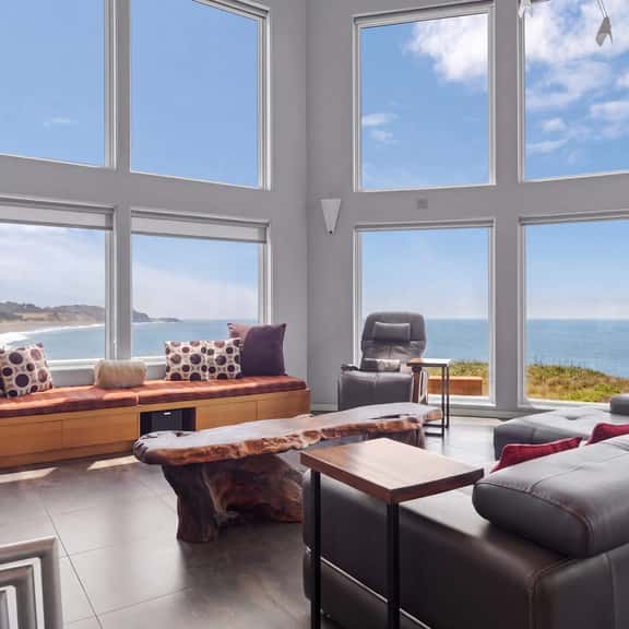 Pacific Bliss Haven - Luxury oceanfront home with 270-degree views, hot tub & 2 fireplaces - Image 1
