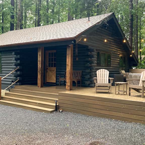 Cabin Fever - Forest cabin with large deck in private setting - close to beaches and town - Image 1