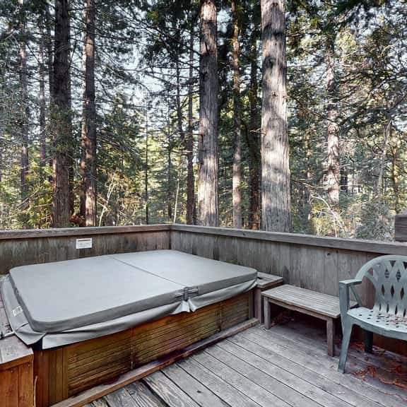 Longwell House - Forested home with private hot tub & fireplace near trails - Image 1