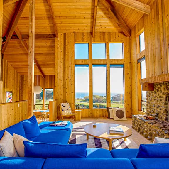 Breaker House - Ocean View Home with Lofty Ceilings, Fireplace & Courtyard - Steps to Bluff Trail - Image 1
